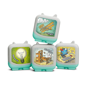 Tonies Inventions 4-Pack front cover; ideal starter for curious kids to explore big ideas.