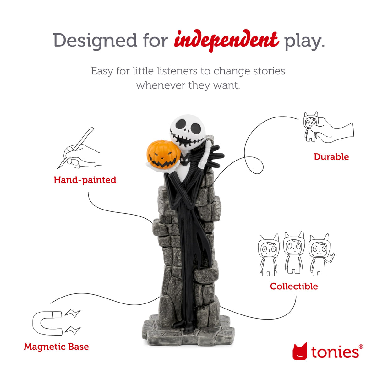 Tonies packaging highlights gift-ready Disney character