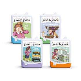 Tonies Junie B Jones 4-pack cover image showing family friendly audio storytelling.