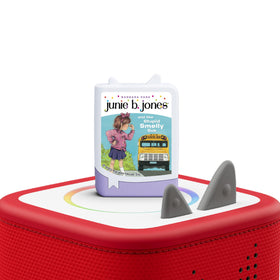 Tonies Junie B Jones 4-pack bus story illustration suitable for car listening.