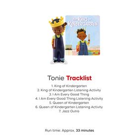 Tonies King of Kindergarten jazz outro for playful listening.