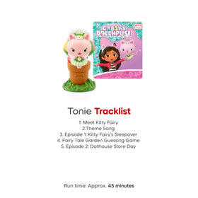 Tonies Kitty Fairy fairy tale garden game scene encouraging problem-solving and collaboration.