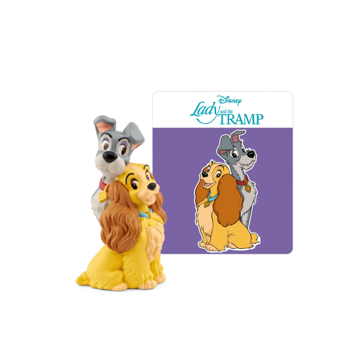 Tonies Lady and the Tramp figurine on display ready for imaginative play