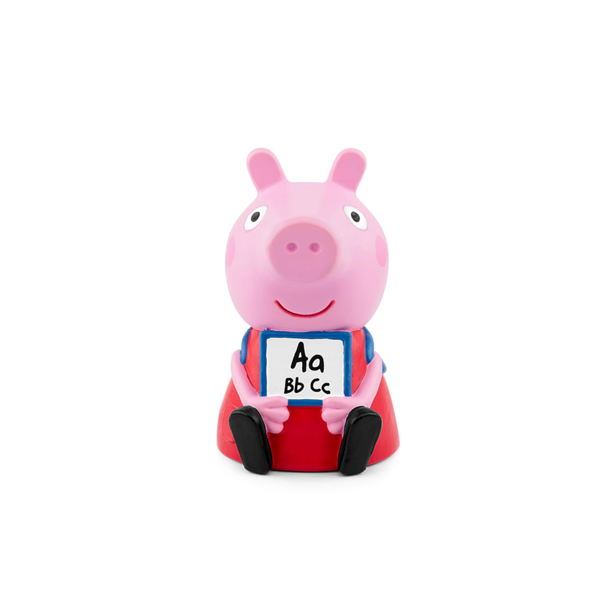 Learn with Peppa story list showing five adventures for curious listeners.