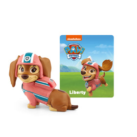 Tonies Liberty PAW Patrol figurine ready for imaginative play and screen-free listening.