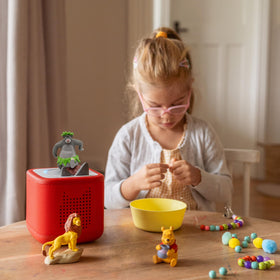 Lightning McQueen Tonie figurine ready for imaginative, independent storytelling.