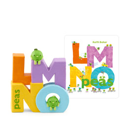 Tonies LMNO Peas figurine for interactive listening on Toniebox.