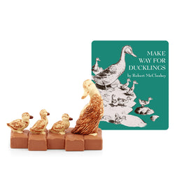 Tonies Make Way for Ducklings figurine for family listening on Toniebox.