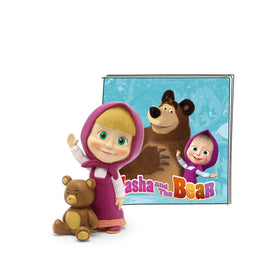 Tonies Masha & The Bear figurine, front view; ideal for imaginative play and storytelling.