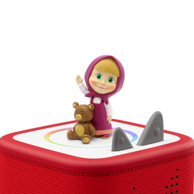 Tonies Masha & The Bear with Toniebox; simple playback for kids' daily listening.