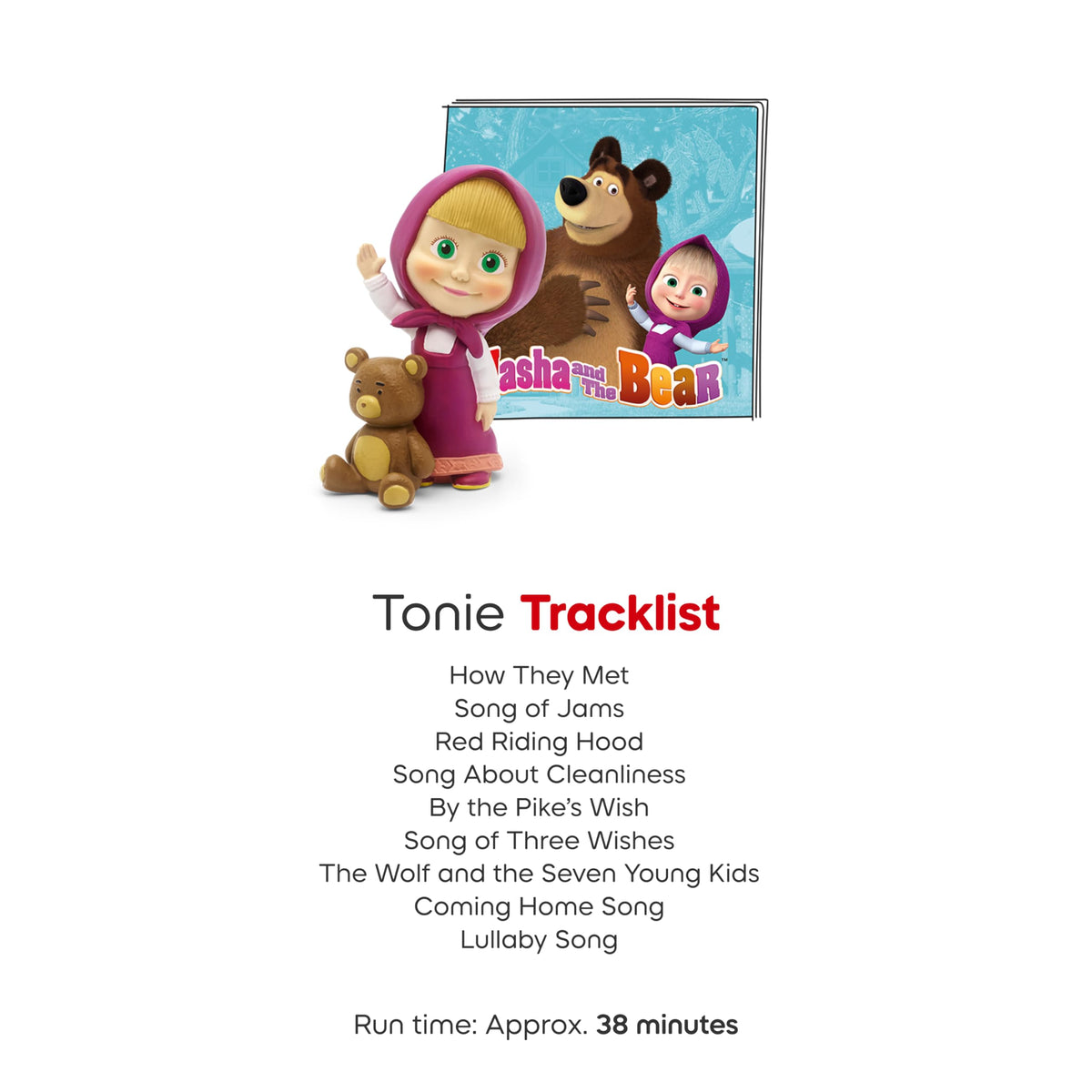 Tonies Masha & The Bear unboxing idea; a ready-to-gift storytelling experience.