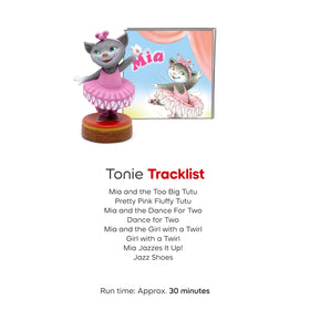 Tonies Mia playback in English—kid-friendly audio for home listening.