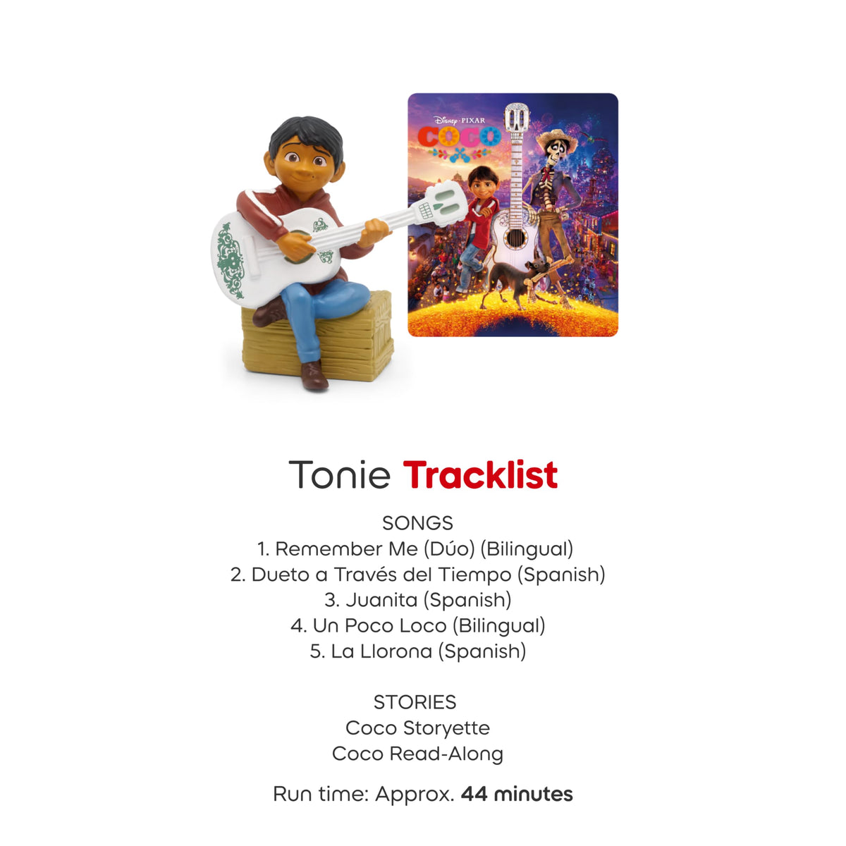 Tonies Miguel audio on Toniebox, simple setup for kid-friendly listening.
