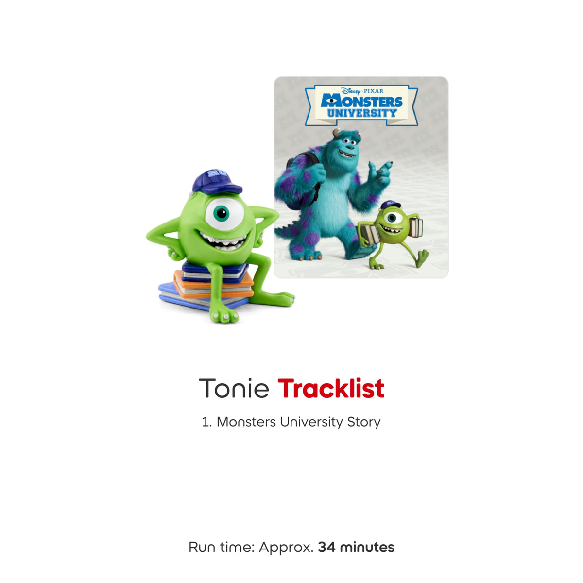 Tonies Mike Wazowski with Disney Pixar content for kids listening adventures.