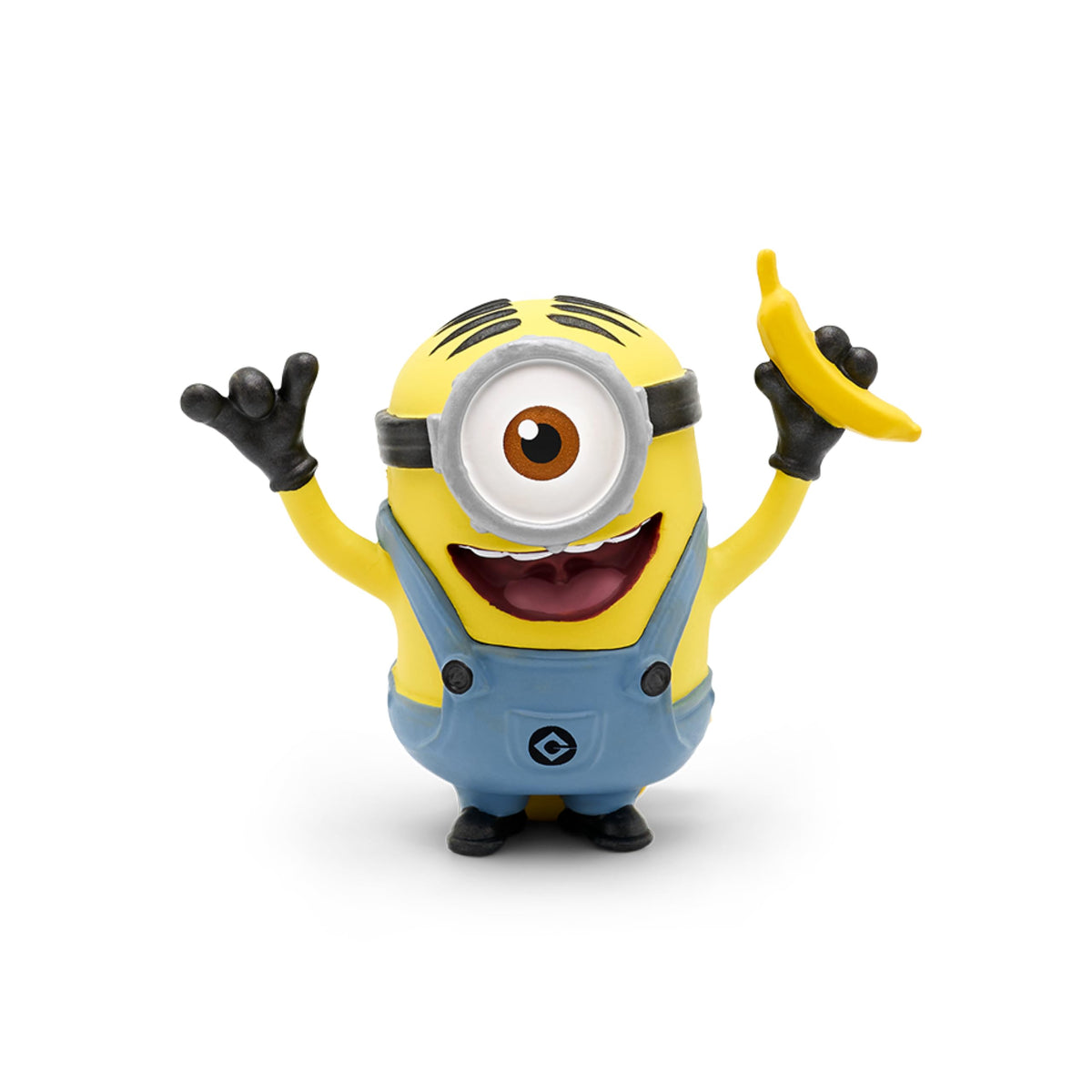 Tonies Minions close-up face figurine highlights friendly design for kids.