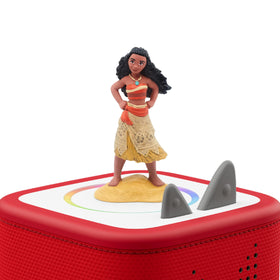 Tonies Moana meets Maui figurine scene inspires adventurous storytelling.