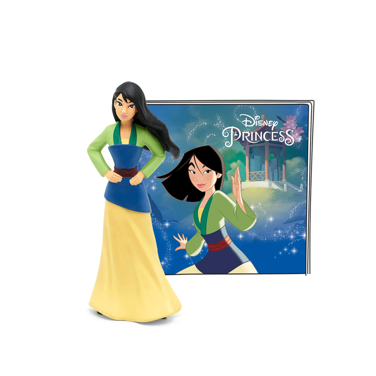 Tonies Mulan figurine close-up for imaginative play with Mushu.