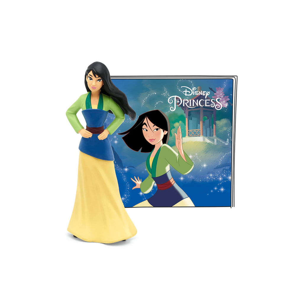 Tonies Mulan figurine close-up for imaginative play with Mushu.
