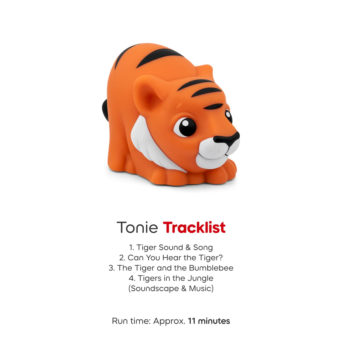 Tonies My First Jungle Set tiger close-up for jungle pretend play