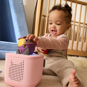 Tonies My First Travel Set soft-texture closeup, comforting tactile experience for toddlers.