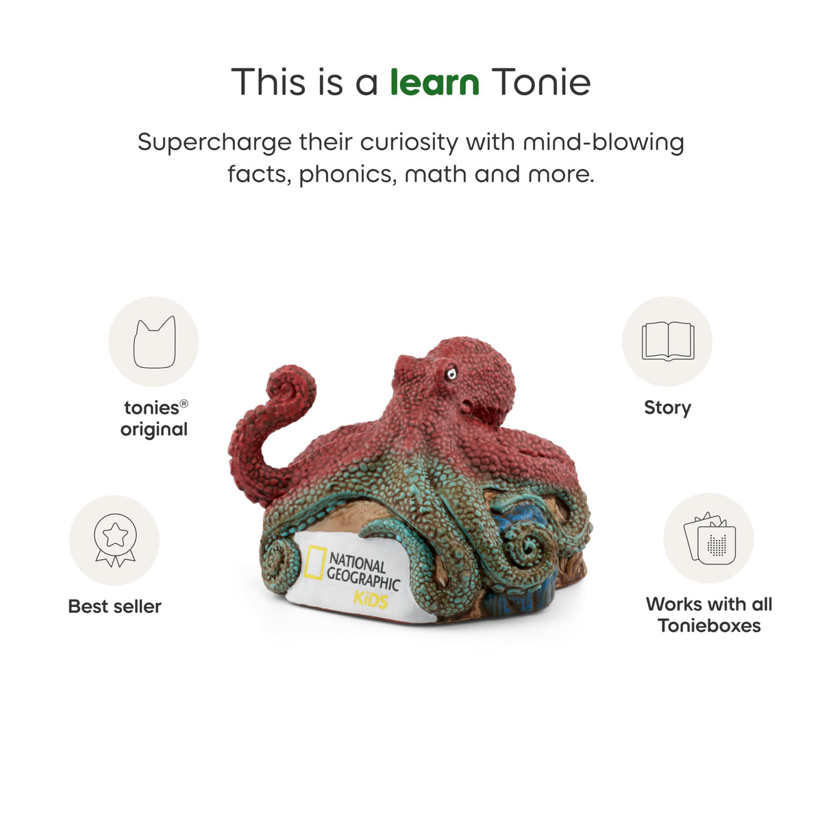 Tonies hall of fame octopus content inspires curious minds