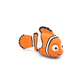 Tonies Nemo figure near a diver, highlighting family-friendly storytelling.