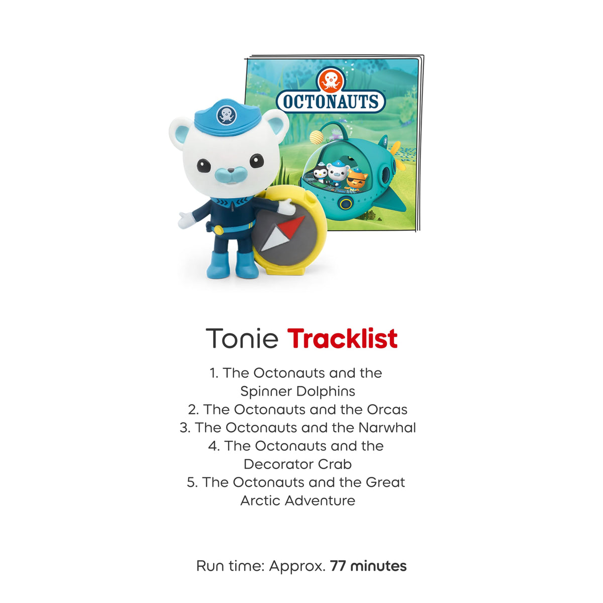 Tonies Octonauts narwhal episode sparks exploration and problem-solving during play.