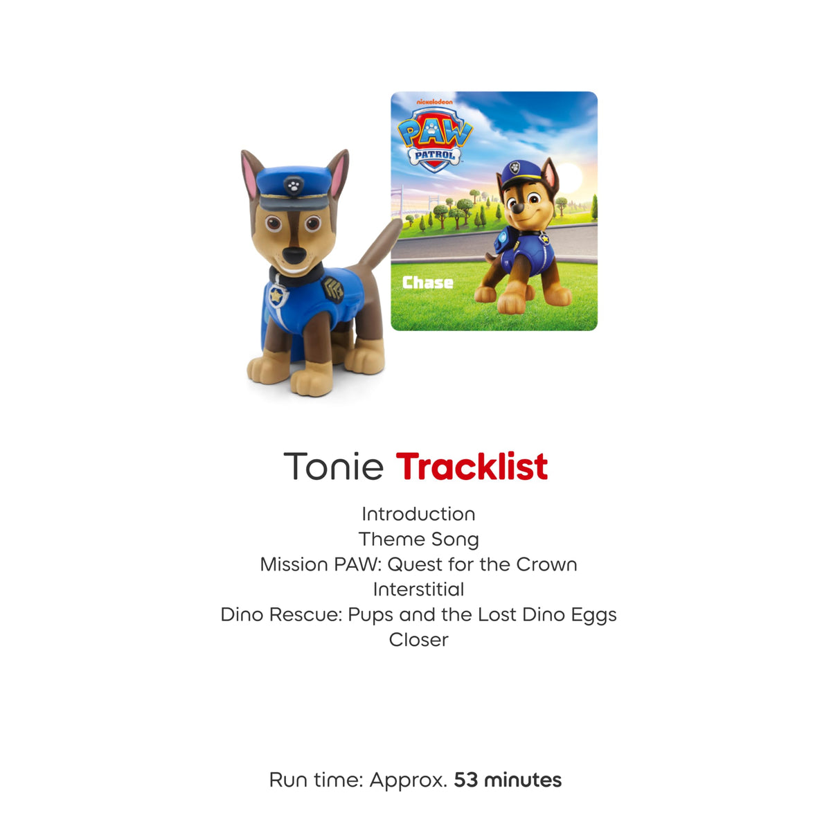 Tonies Paw Patrol Liberty figurine with Cloud Pink Toniebox 2.