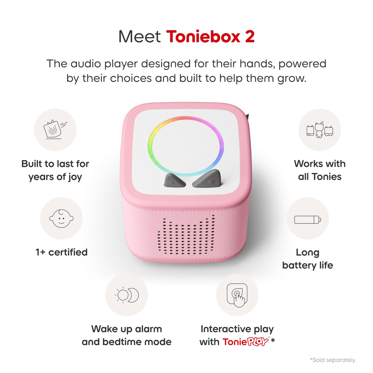 Tonies Paw Patrol Marshall figurine with the Toniebox 2 setup.