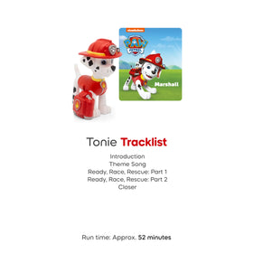 Tonies Paw Patrol Skye figurine beside the Toniebox 2 for imaginative play.