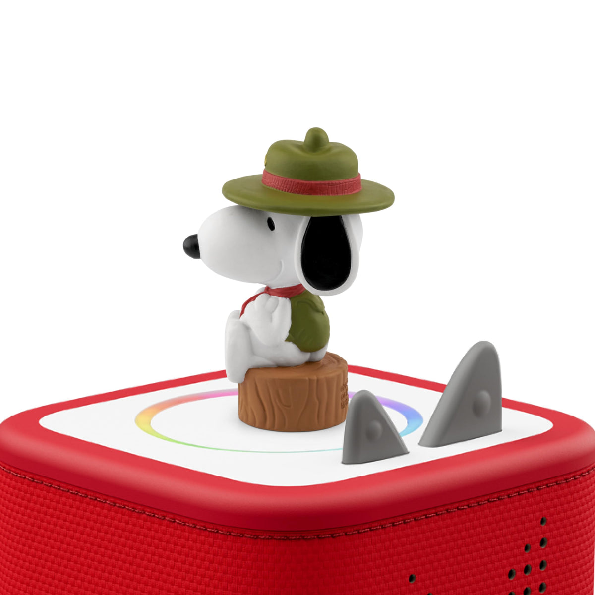 Tonies Peanuts Camp Snoopy toy figure ready for imaginative play and listening adventures.