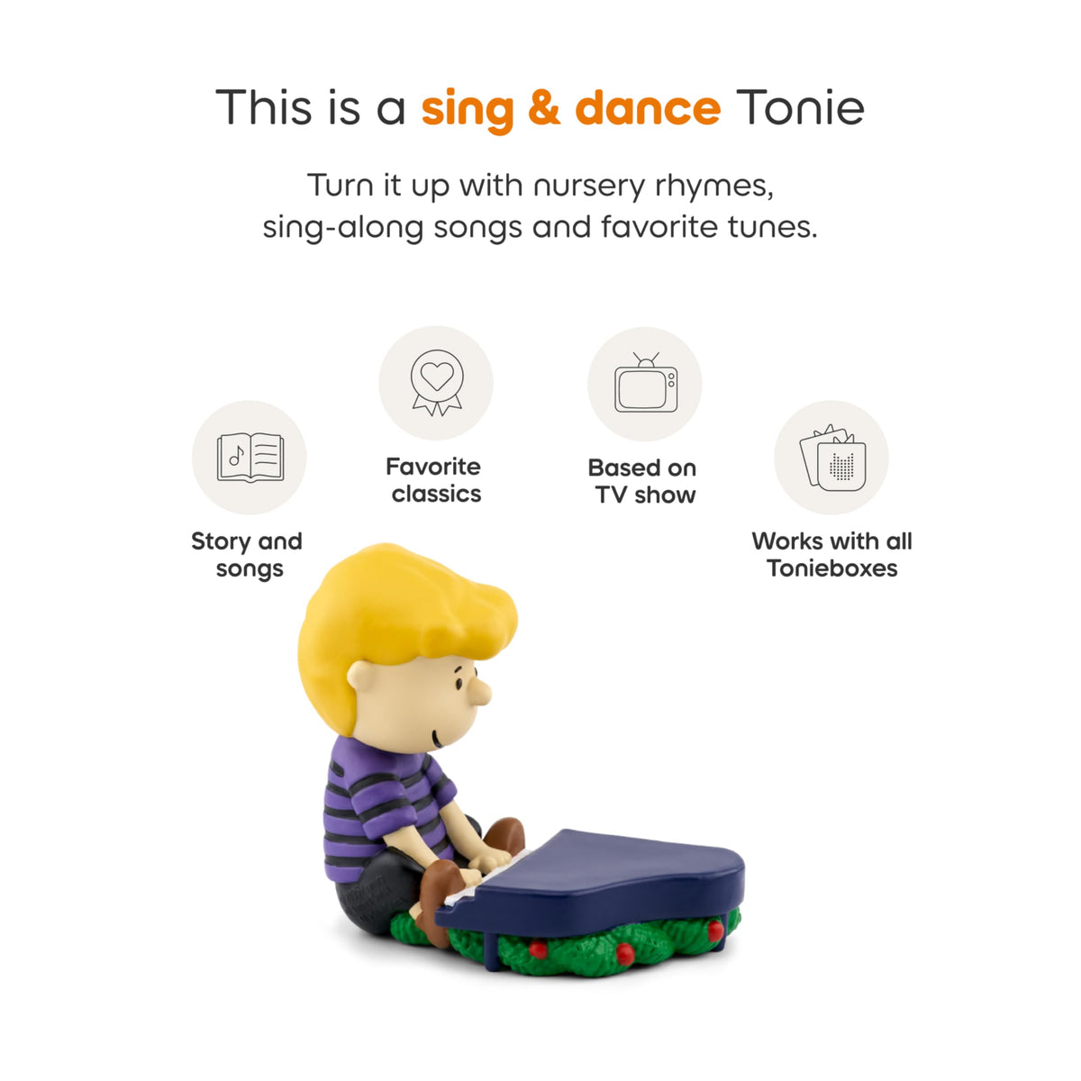 Tonies Christmas artwork on packaging inviting holiday play