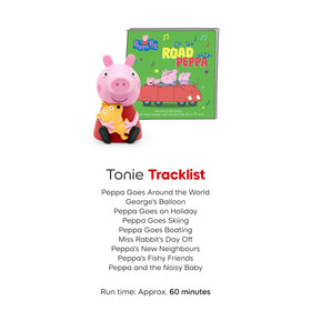 Tonies Peppa Pig figurine invites boating adventures and curious exploration for kids.