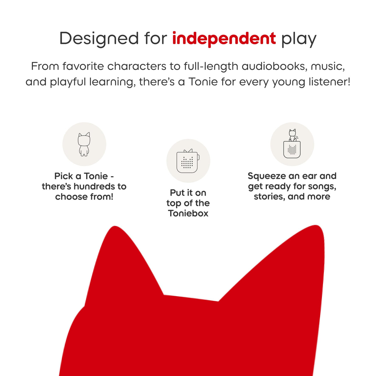 Tonies Peppa Pig character introduces Miss Rabbit’s day-off tale for imaginative role-play.