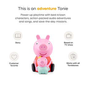 Tonies Peppa Pig family traditions scene supports empathy and gentle sibling routines during play