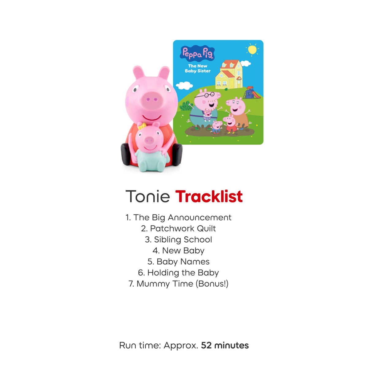 Tonies Peppa Pig holding the baby moment captures tenderness in pretend play