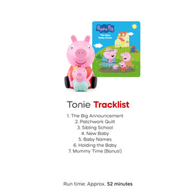 Tonies Peppa Pig holding the baby moment captures tenderness in pretend play