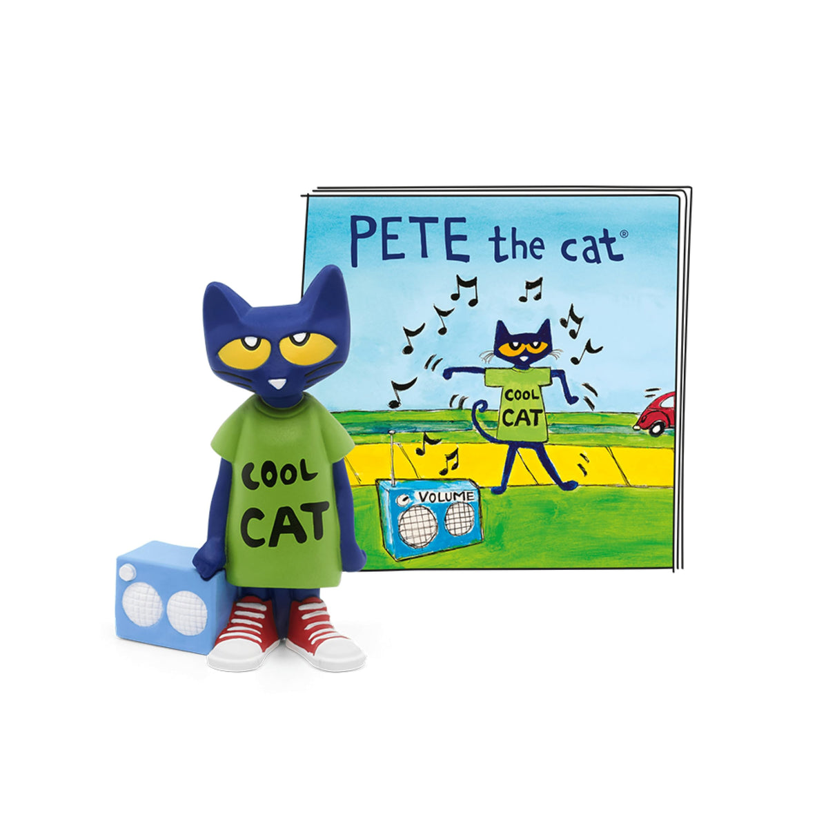 Tonies Pete the Cat figurine ready for imaginative play and storytelling.