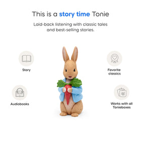 Tonies Peter Rabbit Benjamin Bunny audio story for curious listeners.