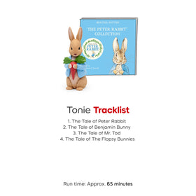 Tonies Peter Rabbit Flopsy Bunnies audio tale for quiet time.