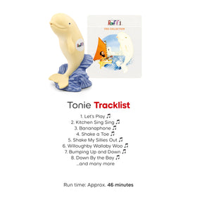 Tonies Raffi figurine captures classic songs for routines and bonding moments.