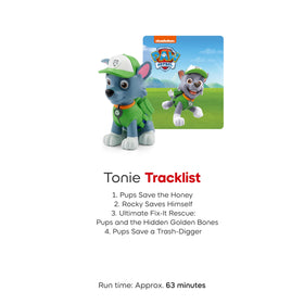 Rocky action scenes and recycling-themed adventures for kids.