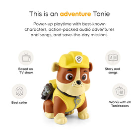 Tonies Rubble action-posed figure sparks cooperative, imaginative play.