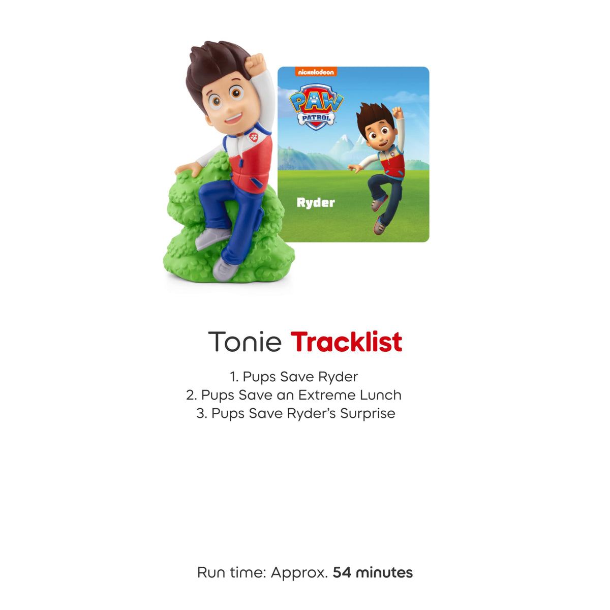 Tonies Ryder Paw Patrol with Toniebox enables screen-free listening.