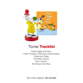 Tonies Sam-I-Am kid listening session in a cozy playroom fueling imagination.
