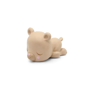 Sleepy Bear on a Toniebox showing easy setup for bedtime listening.