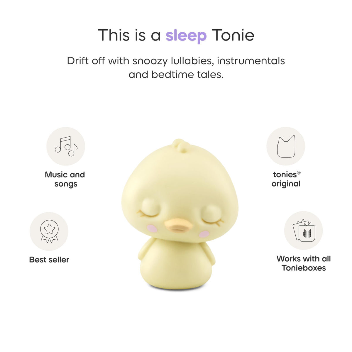 Tonies Sleepy Duck tiny-stories: two gentle tales to cuddle dreams