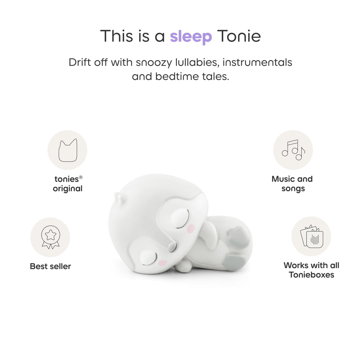 Tonies Antarctic soundscape evokes serene icy imagery for relaxation.