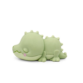 Close-up of Sleepy Crocodile with soothing colors for night time