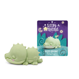 Tonies Sleepy Crocodile figurine ready for a calm bedtime routine